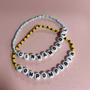 Pompompurin & Cinnamoroll Bracelets